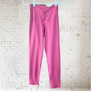 Offline by Aerie Real Me High Waisted Lace Up Legging. Brick Stone. Size M. NWT